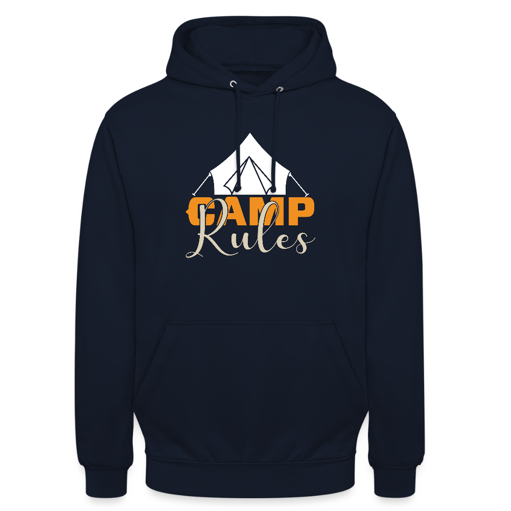 CAMP RULES | Unisex Hoodie - Navy