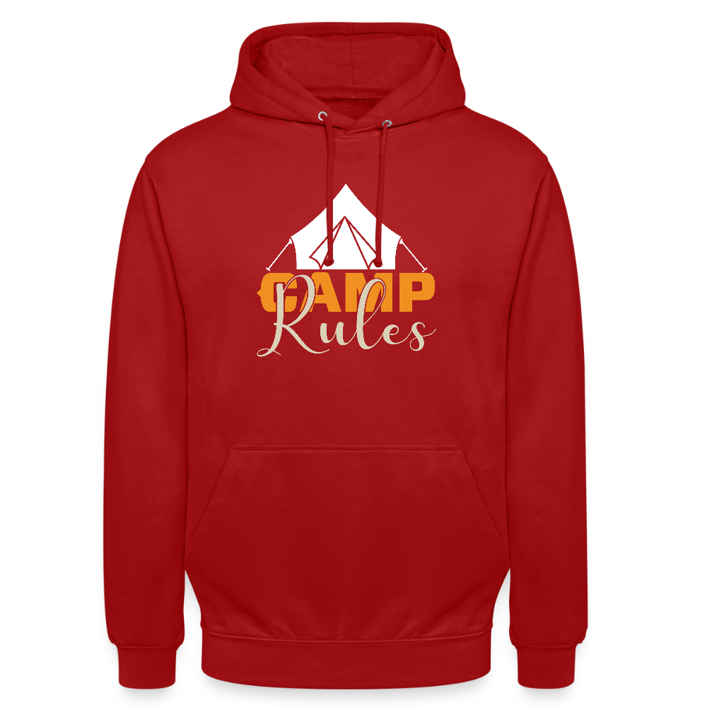 CAMP RULES | Unisex Hoodie - Rot