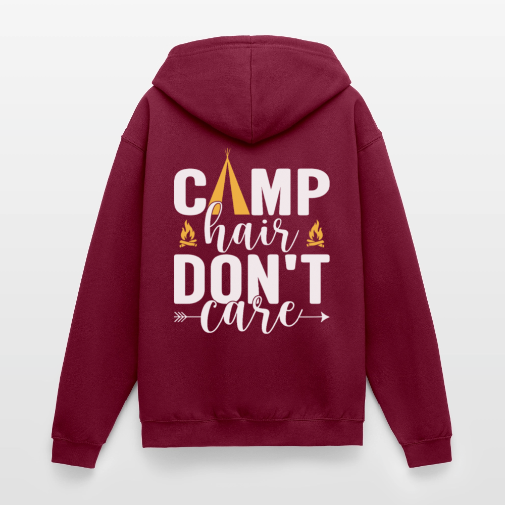 CAMP HAIR DON´T CARE | Unisex Kapuzenjacke - Bordeaux