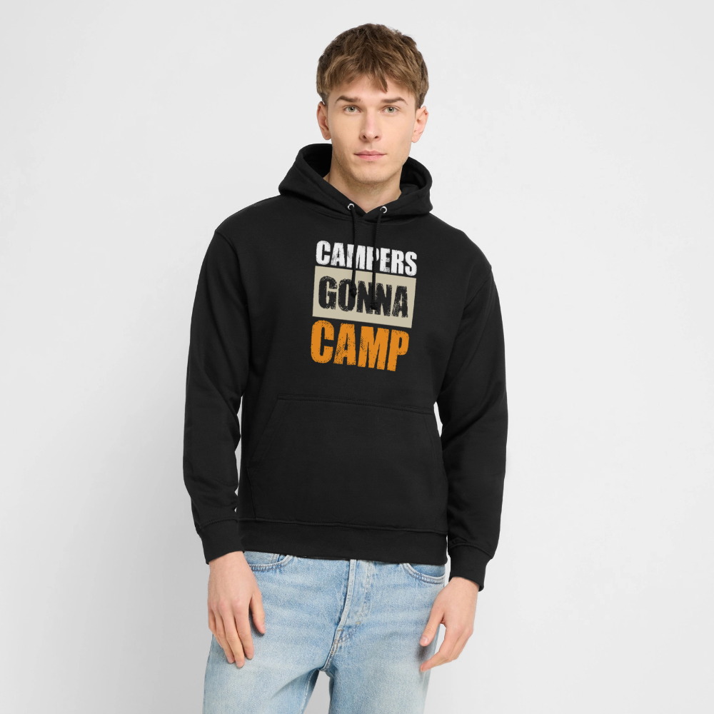 CAMPERS GONNA CAMP | Unisex Hoodie - Schwarz