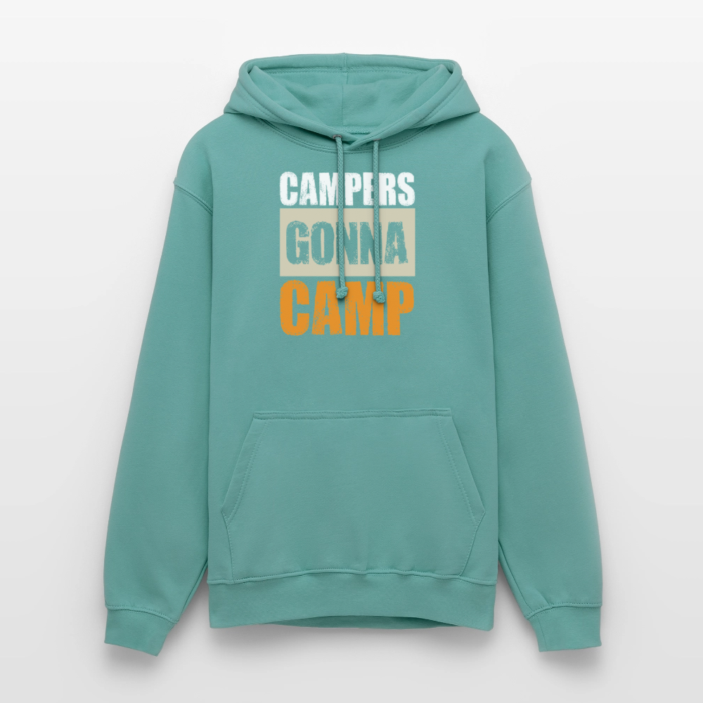 CAMPERS GONNA CAMP | Unisex Hoodie - Pastelltürkis