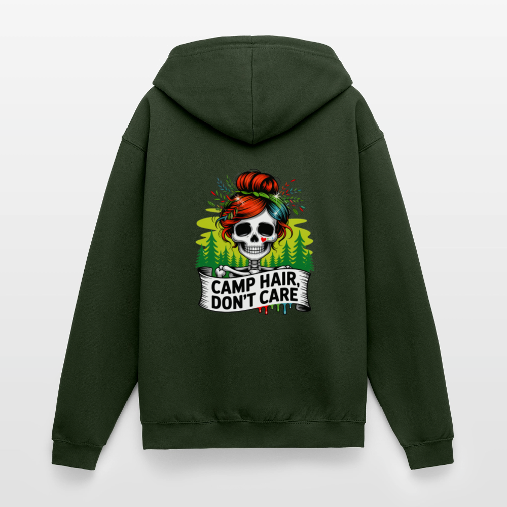 CAMP HAIR, DON´T CARE | Unisex Kapuzenjacke - Forstgrün 