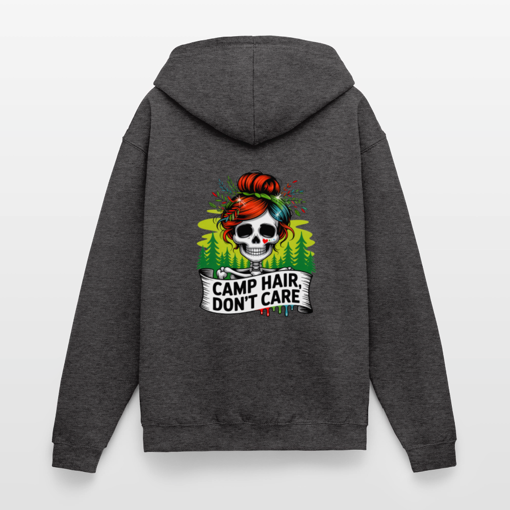 CAMP HAIR, DON´T CARE | Unisex Kapuzenjacke - Anthrazit
