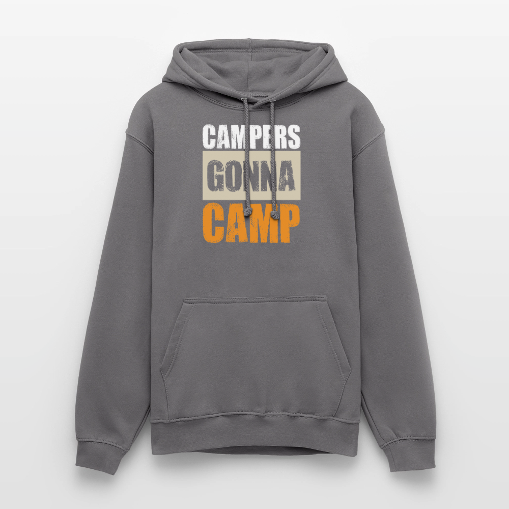 CAMPERS GONNA CAMP | Unisex Hoodie - Mittelgrau