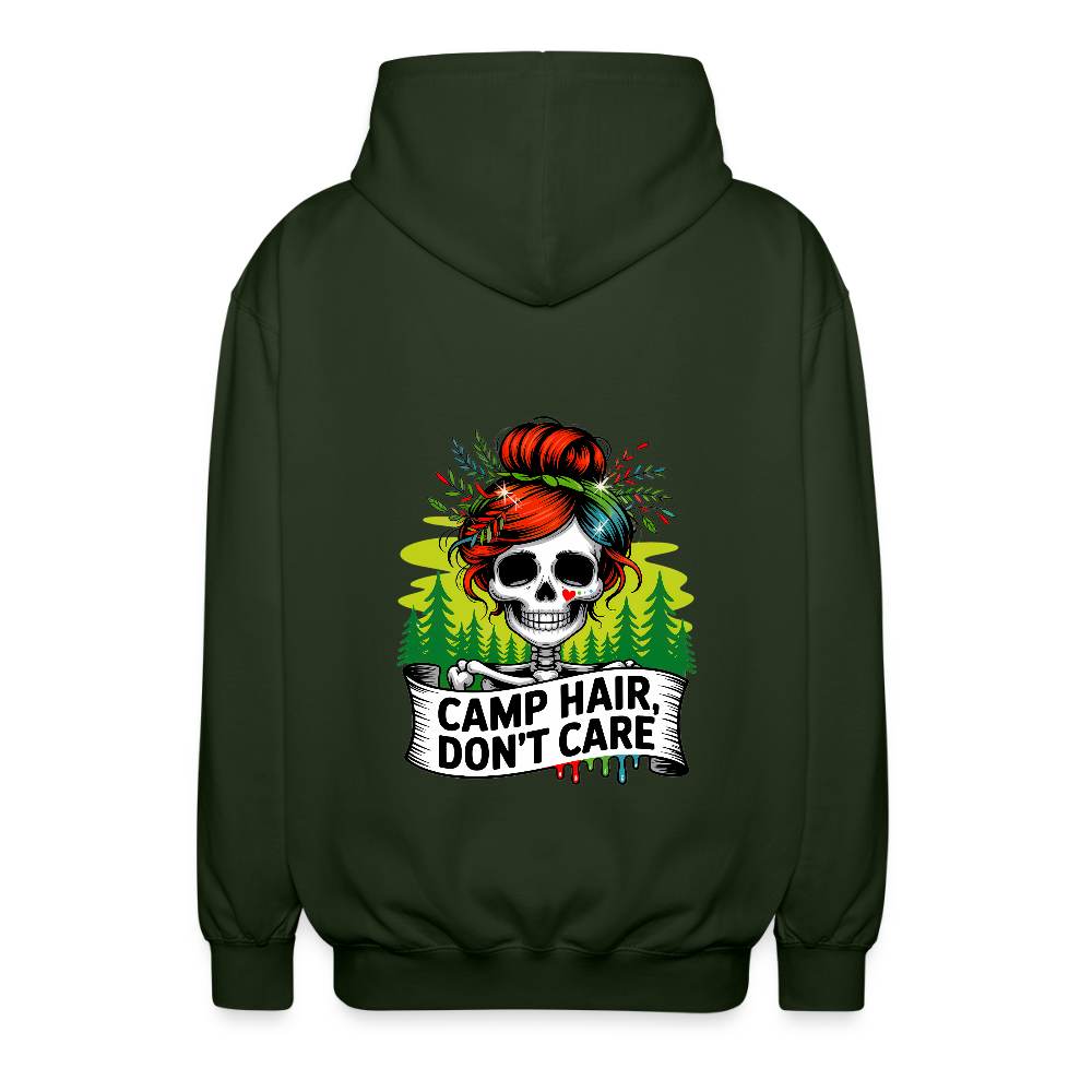 CAMP HAIR, DON´T CARE | Unisex Kapuzenjacke - Forstgrün 