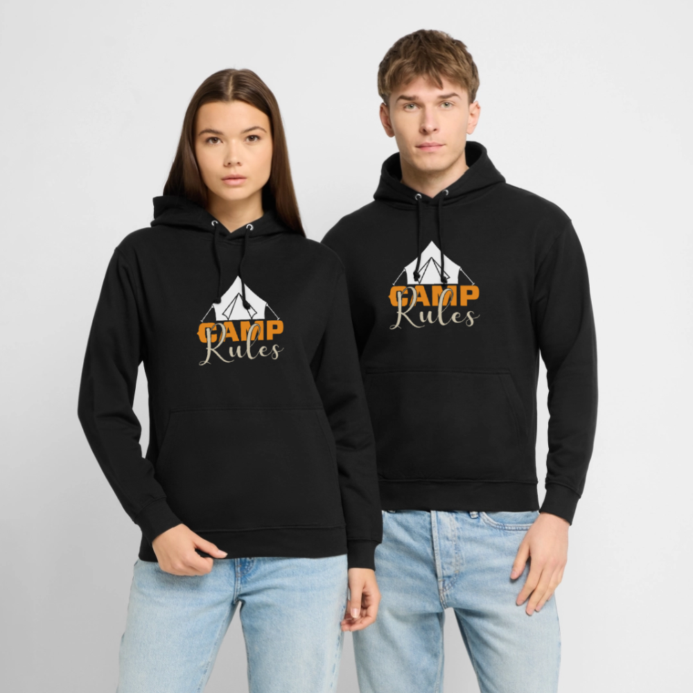 CAMP RULES | Unisex Hoodie - Schwarz