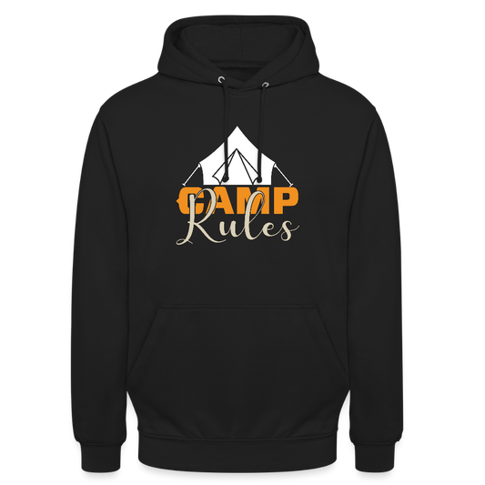 CAMP RULES | Unisex Hoodie - Schwarz