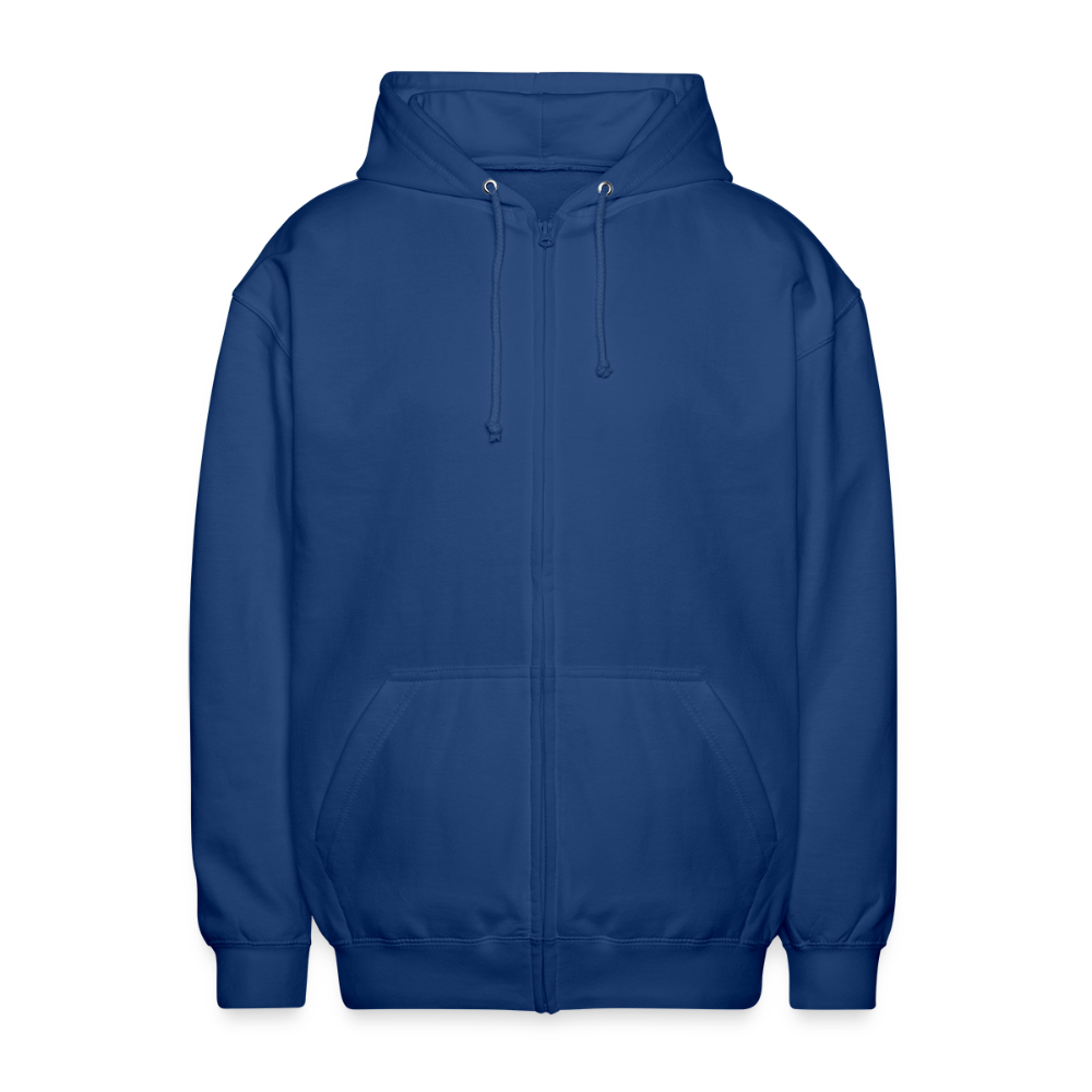 CAMPING IS MY HAPPY PLACE | Unisex Kapuzenjacke - Royalblau