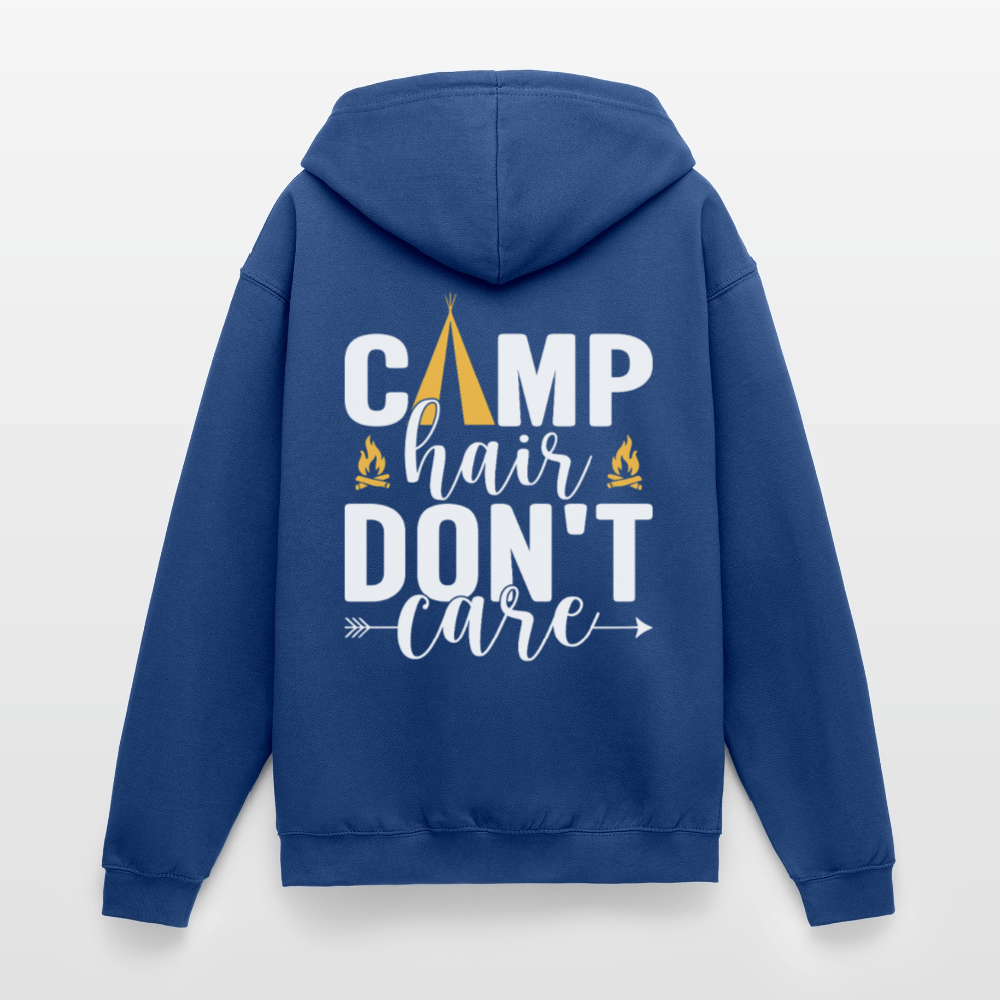 CAMP HAIR DON´T CARE | Unisex Kapuzenjacke - Royalblau