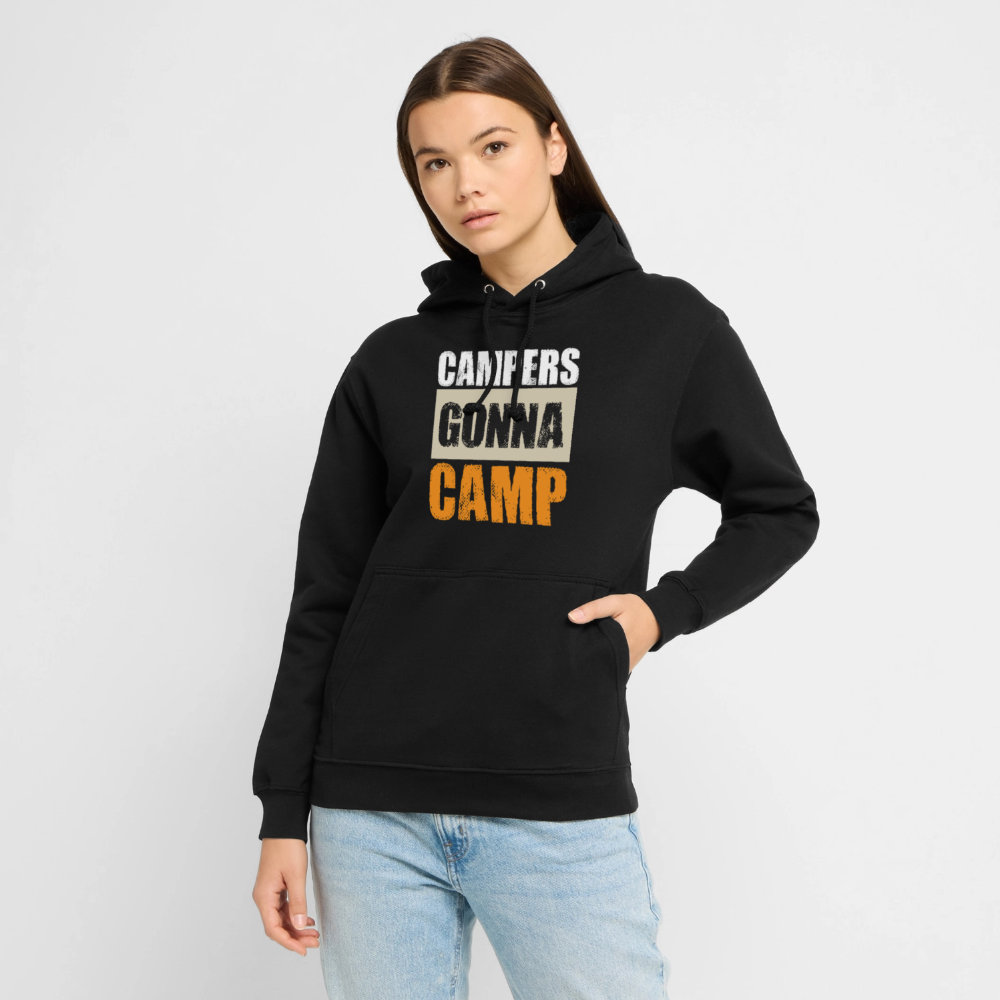 CAMPERS GONNA CAMP | Unisex Hoodie - Schwarz
