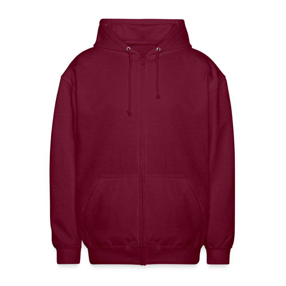 CAMPING IS MY HAPPY PLACE | Unisex Kapuzenjacke - Bordeaux