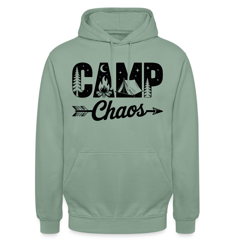CAMP CHAOS | Unisex Hoodie - Graugrün