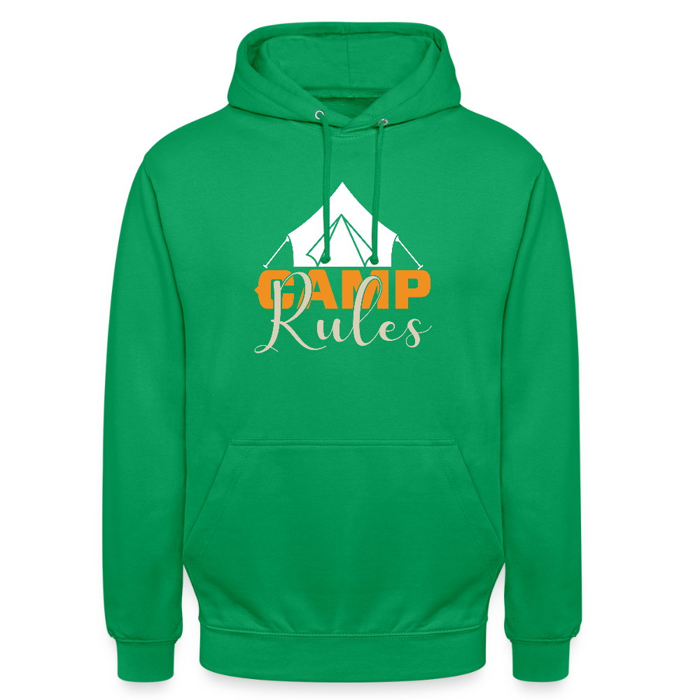 CAMP RULES | Unisex Hoodie - Kelly Green